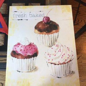 Cupcake wall art